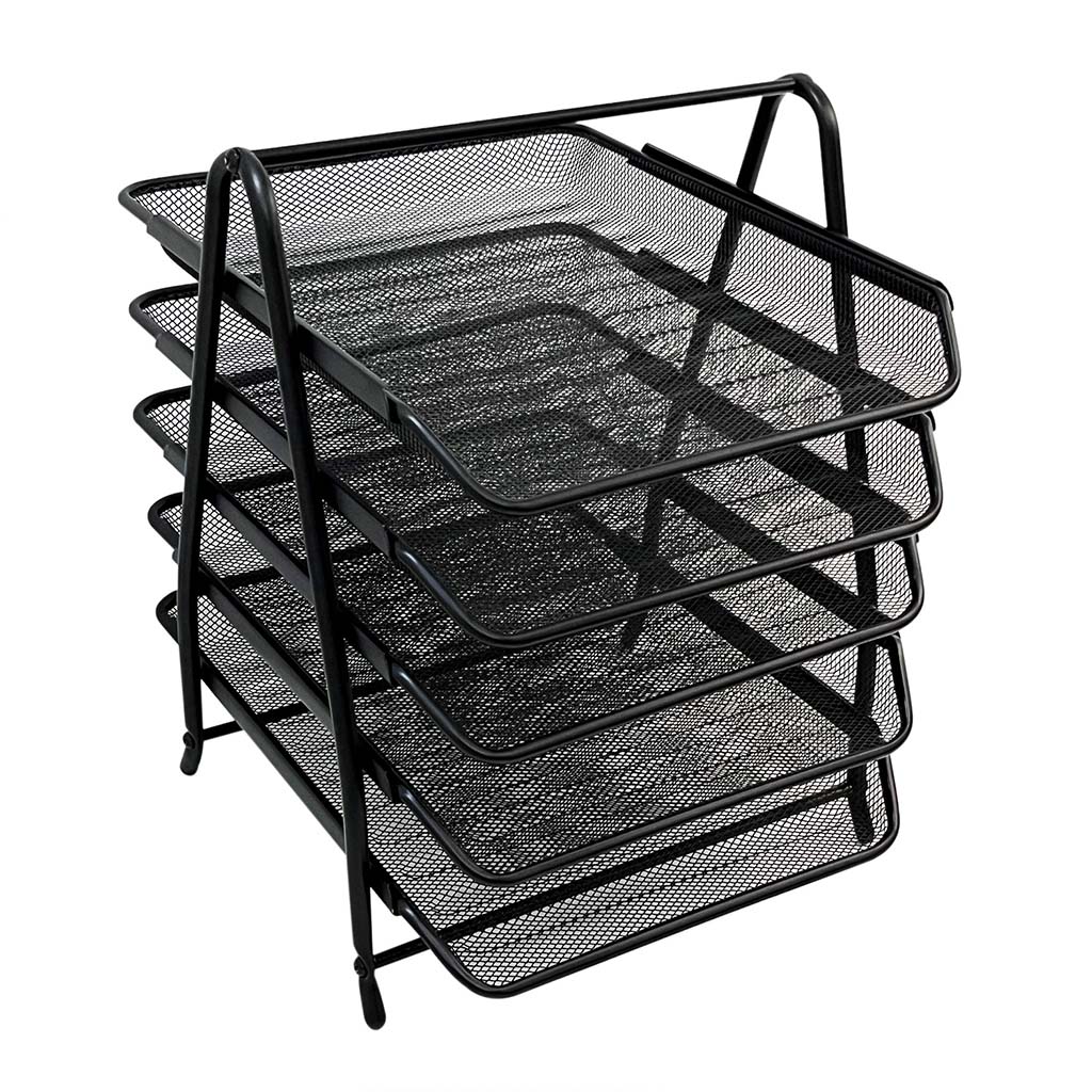 Kyle-620 Desktop Paper Storage Trays - In Use
